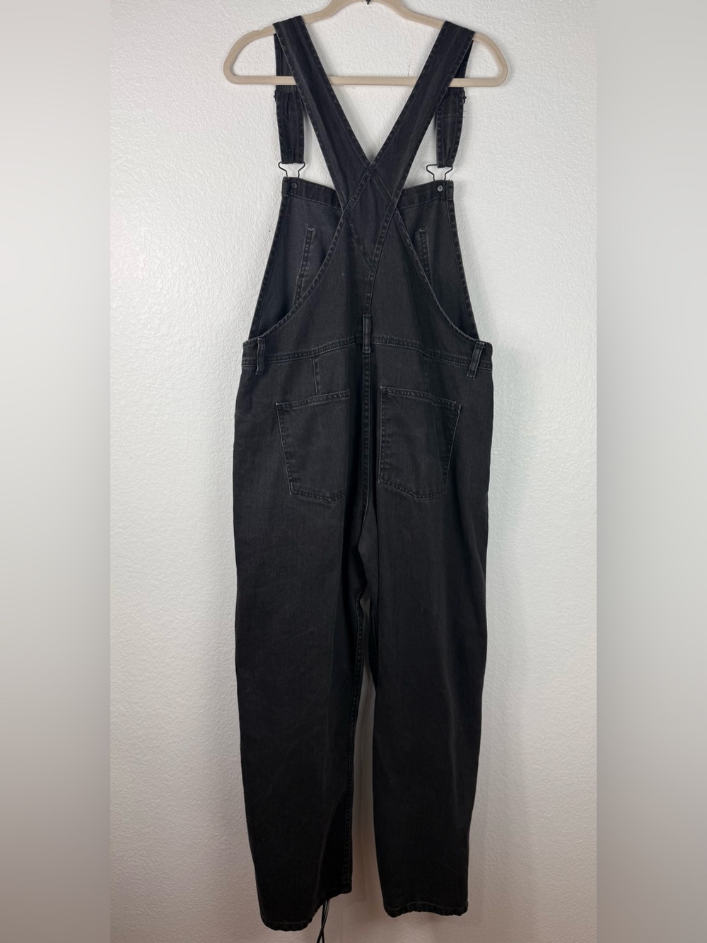 Free people We The Free Ziggy Denim Overall in Mineral Black size L - Picture 10 of 13